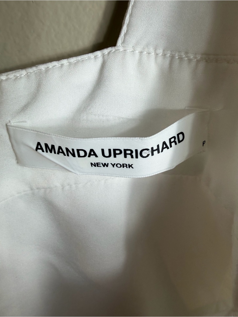 Amanda Uprichard White Textured Fit Flare Mini Dress Size P - Picture 2 of 8